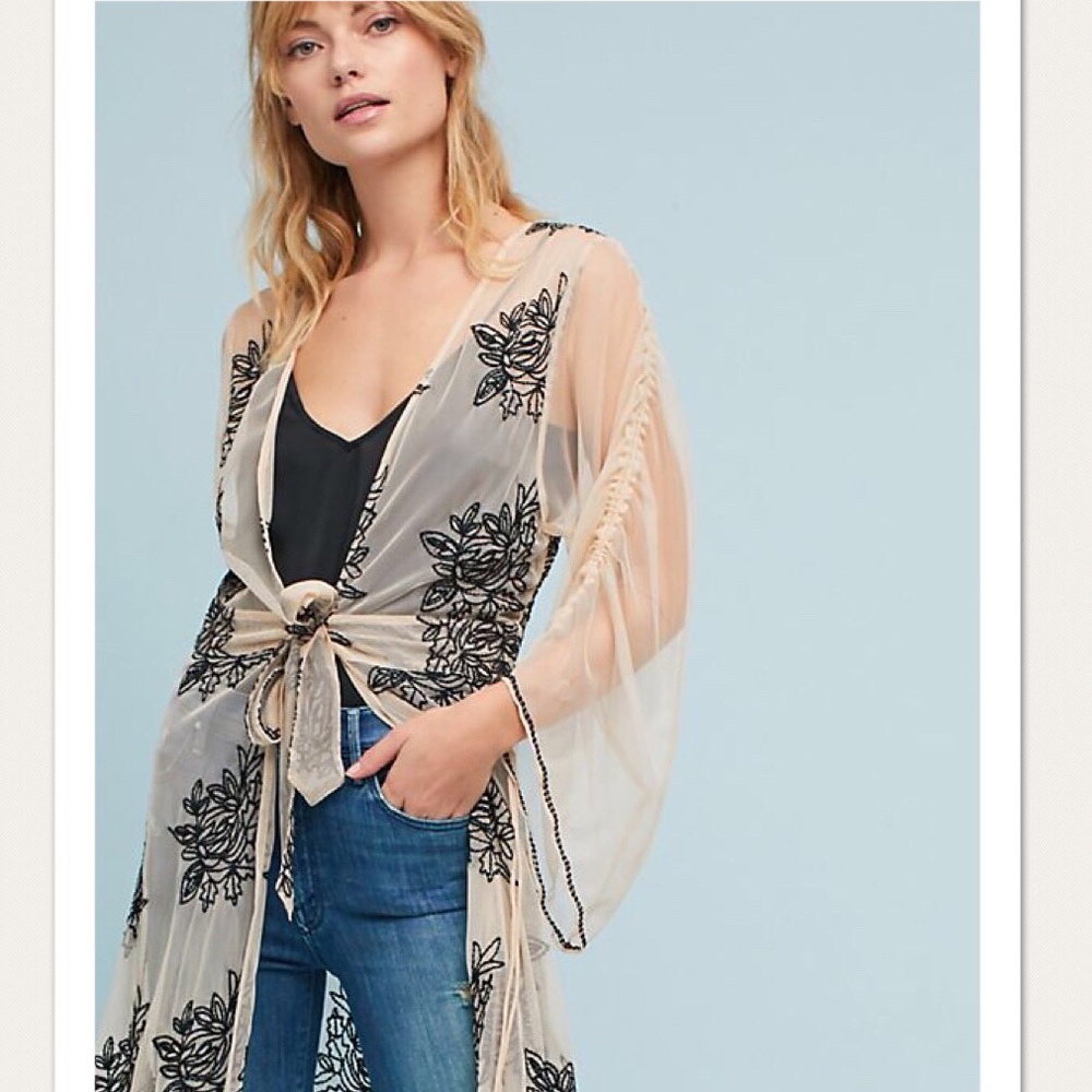 FOUND!! DISO Anthropologie Rosa Embellished Kimono